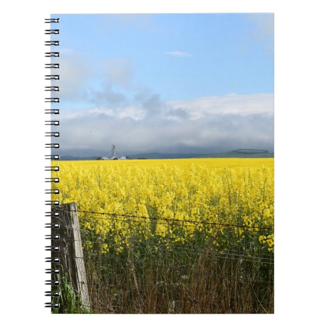 Golden Harvest Spiral Notebook (Front)