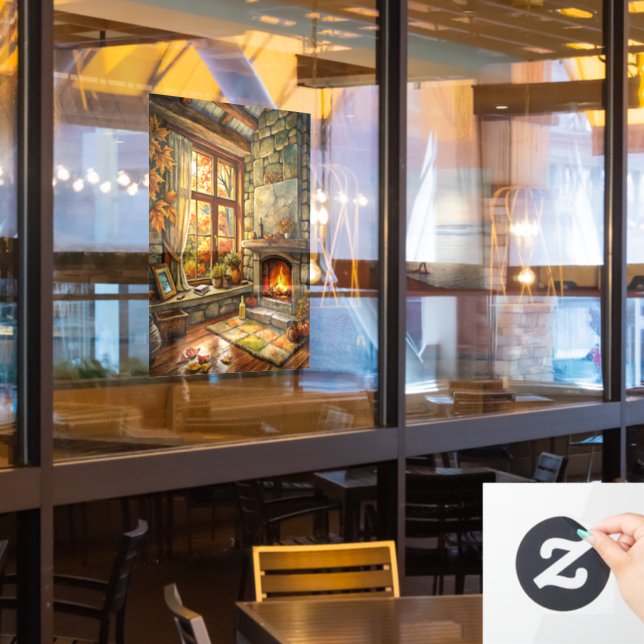 Golden Harvest Window Cling (Restaurant Window)