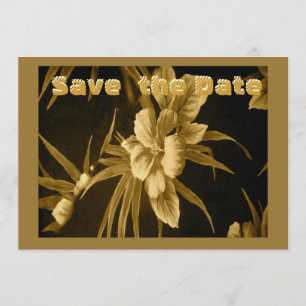 Golden Hawaiian Tropical Save The Date