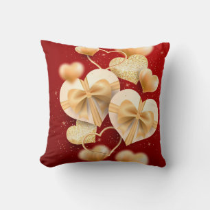 Golden Heart Cushion