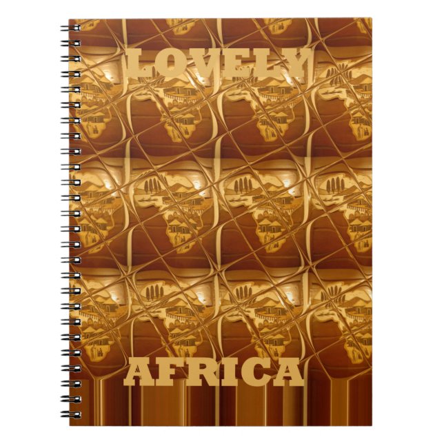 Golden Heart of Africa Notebook (Front)