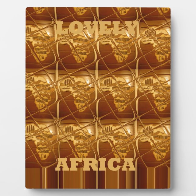Golden Heart of Africa Plaque (Front)