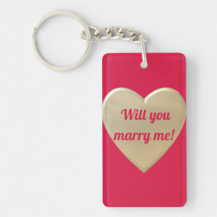 golden  hearts key ring