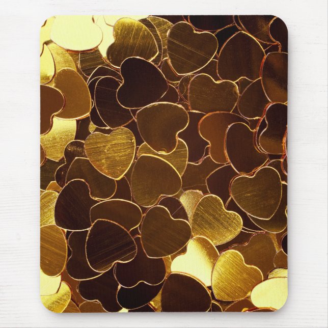 Golden Hearts Mousepad (Front)