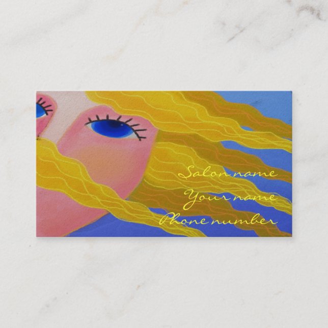 Golden Highlights Appointment Card (Front)
