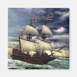 Golden hind magnet