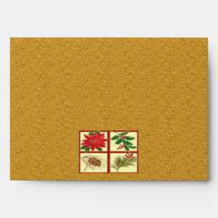 Golden Holidays Envelope