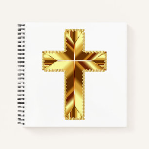 GOLDEN HOLY CROSS NOTEBOOK