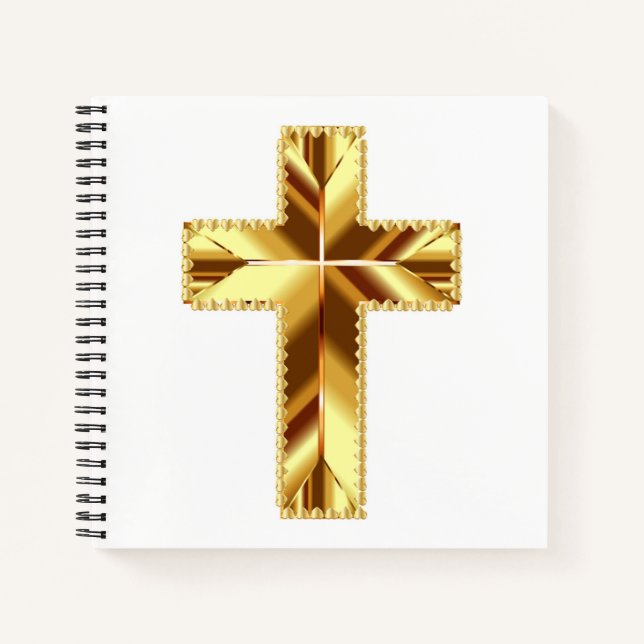 GOLDEN HOLY CROSS NOTEBOOK (Front)
