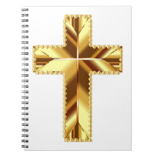 GOLDEN HOLY CROSS NOTEBOOK