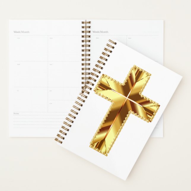 GOLDEN HOLY CROSS PLANNER (Display)