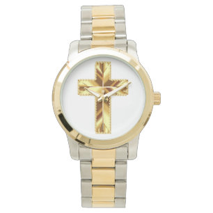 GOLDEN HOLY CROSS WATCH