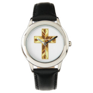 GOLDEN HOLY CROSS WATCH