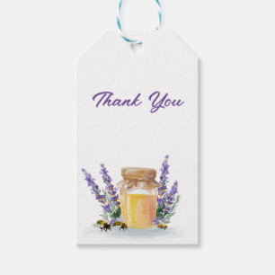 Golden Honey with a Sprig of Lavender Napkin Gift Tags