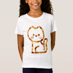 Golden Honeycomb Cat tshirt