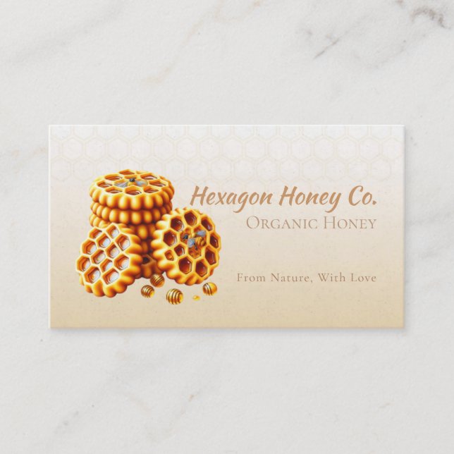 Golden Honeycombs Business Card (Front)