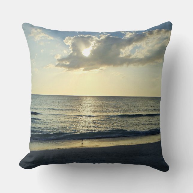 Golden Horizon at Daybreak Cushion (Front)