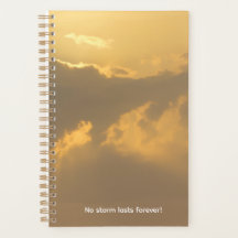 Golden Horizon – Serene Sunset Clouds Planner
