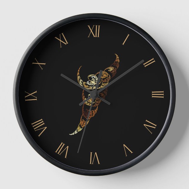 Golden Horn of Plenty Clock (Front)