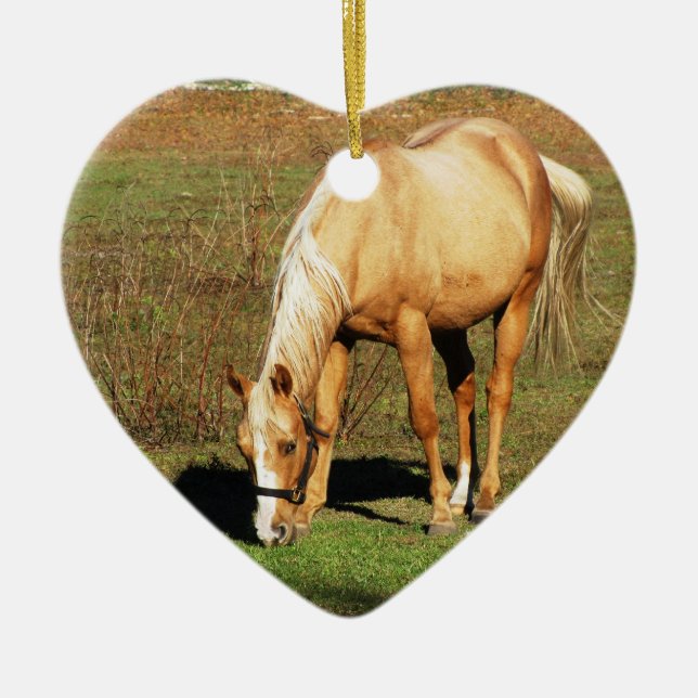 Golden Horse Ornament (Front)