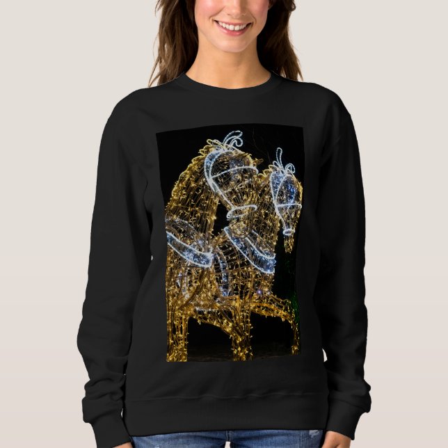 Golden horses galloping sweatshirt (Front)