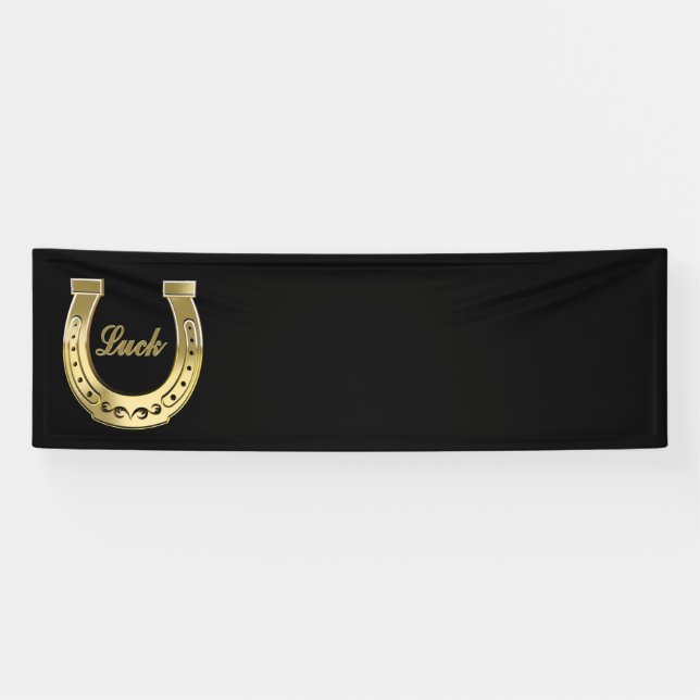 Golden horseshoe banner (Horizontal)