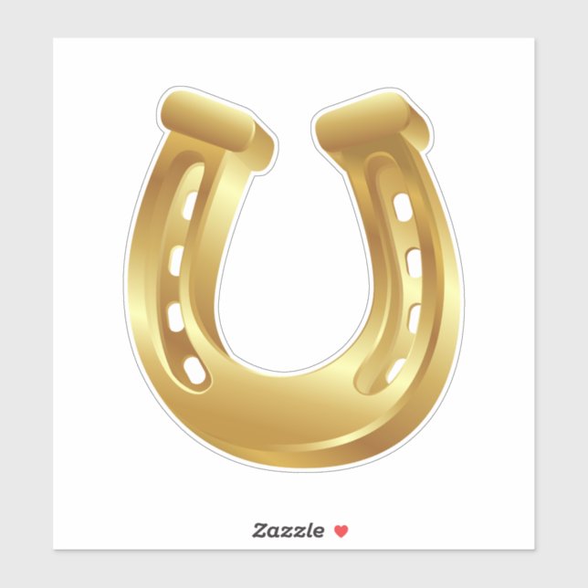 Golden horseshoe decal (Sheet)
