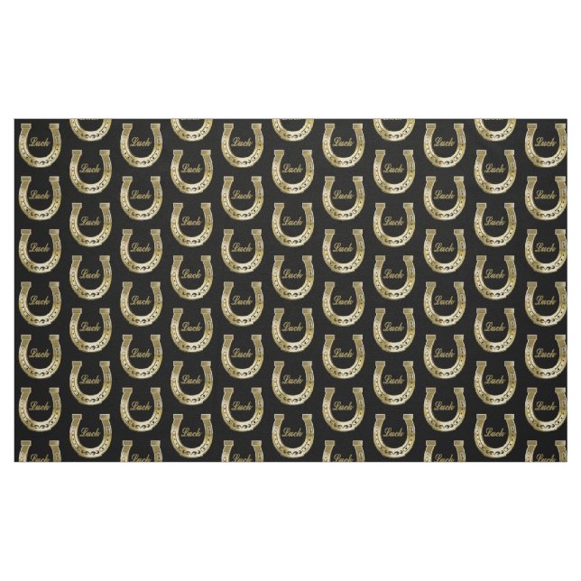 Golden horseshoe fabric (Fat Quarter)