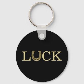 Golden horseshoe key ring