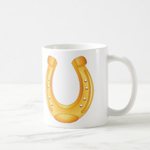 Golden Horseshoe Lucky Mug