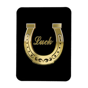 Golden horseshoe magnet