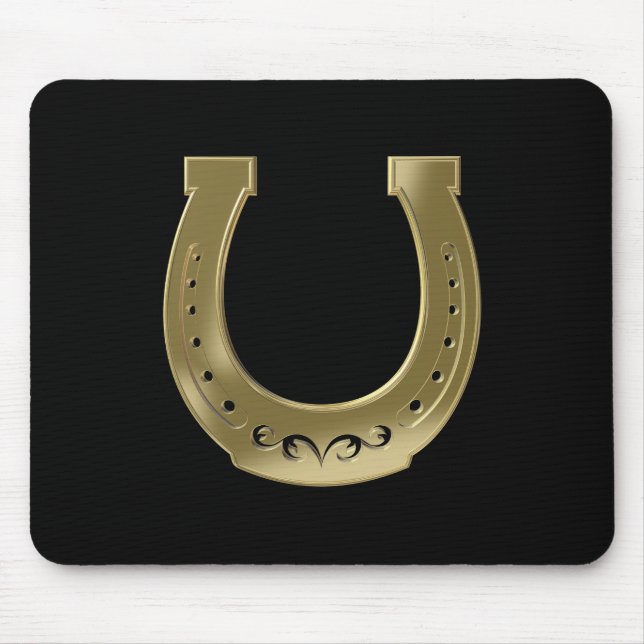 Golden horseshoe mouse pad (Front)