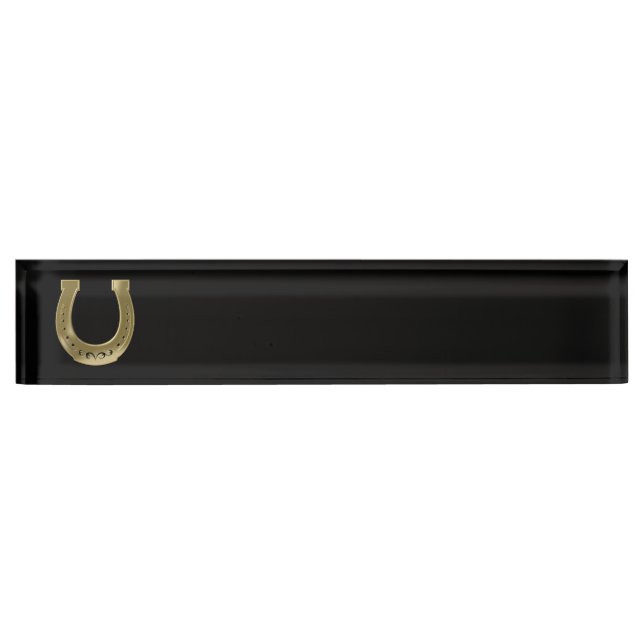 Golden horseshoe nameplate (Front)