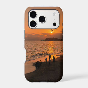 Golden Hour Beach Sunset Silhouette Phone Case