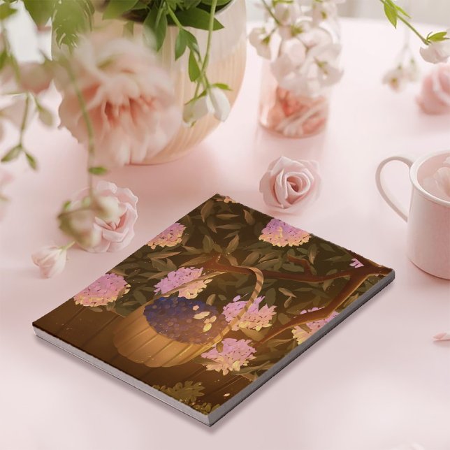 Golden Hour Blueberry Basket Notepad (Creator Uploaded)