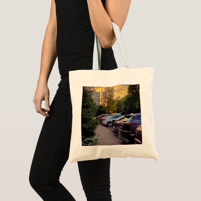Golden Hour City Tote Bag – Customisable (Front (Product))