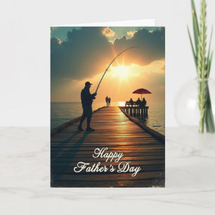 Golden Hour Fathers Day Art Card