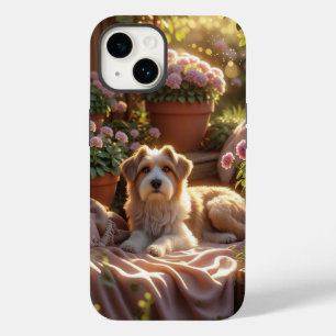 Golden Hour Garden Dog – Cozy Pet Memory Scene wit Case-Mate iPhone 14 Case
