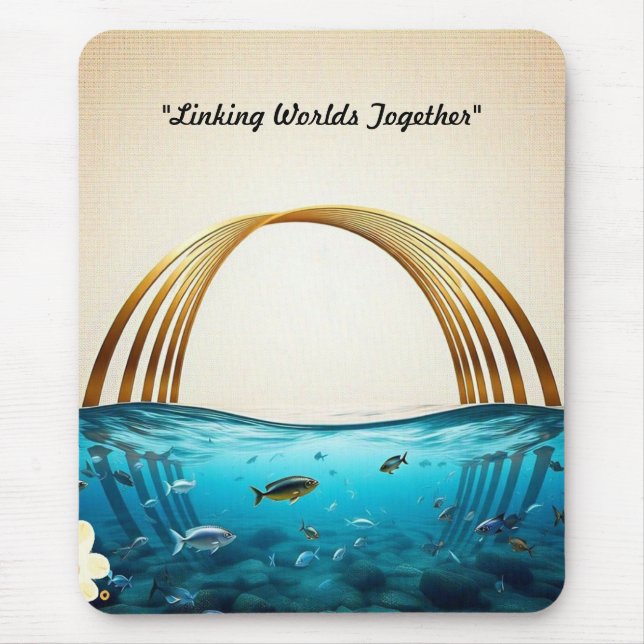 "Golden Hour Glow" Mouse Pad (Front)