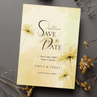 Golden Hour Grace Photo Wedding Save the Date