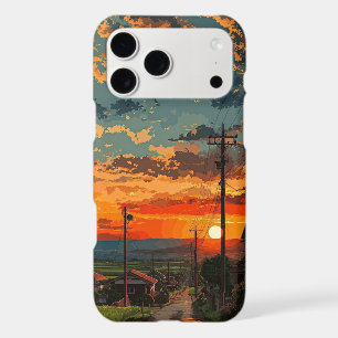 Golden Hour Japanese Countryside Phone Case