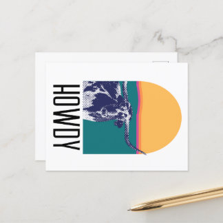 Golden Hour Longhorn Postcard