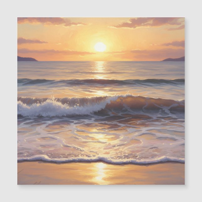 Golden Hour Ocean Sunset (Front)