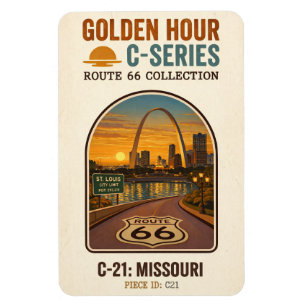 Golden Hour Route 66 C-Series   Missouri Magnet
