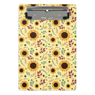 Golden Hour Sunflower   Mini Mini Clipboard