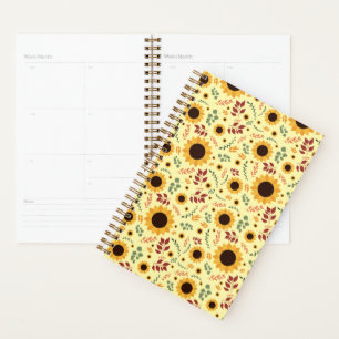 Golden Hour Sunflower   Small Daily Planner