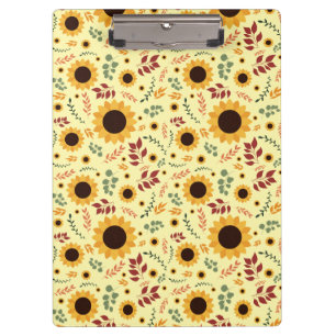 Golden Hour Sunflower   Standard Clipboard
