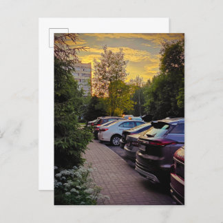 Golden Hour Urban Postcard – Customisable