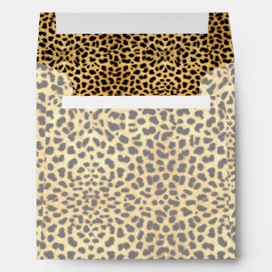 Golden Hues Cheetah Print Envelopes
