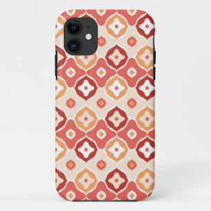 Golden ikat geometric pattern Case-Mate iPhone case